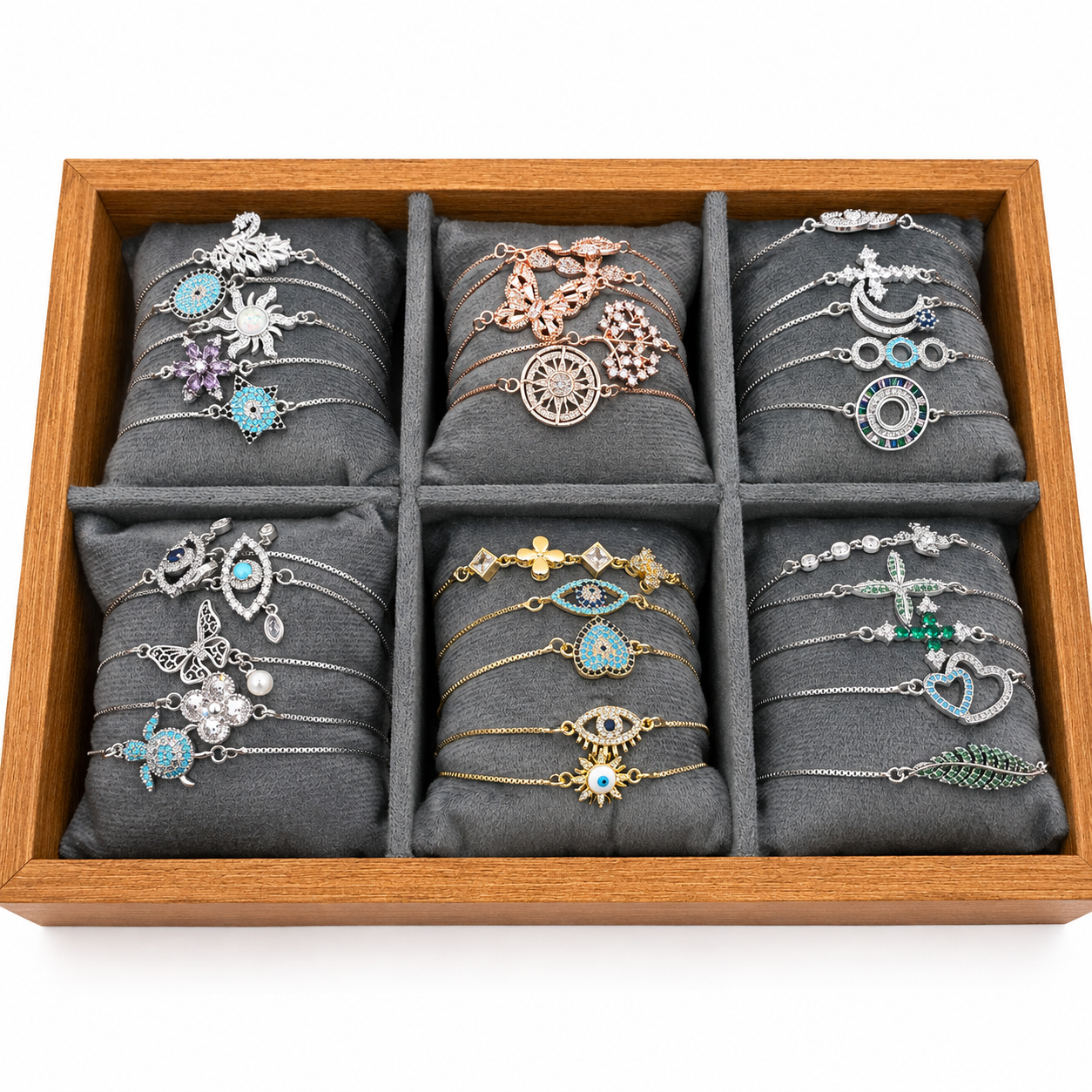 Zircon Bracelet Set Wholesale