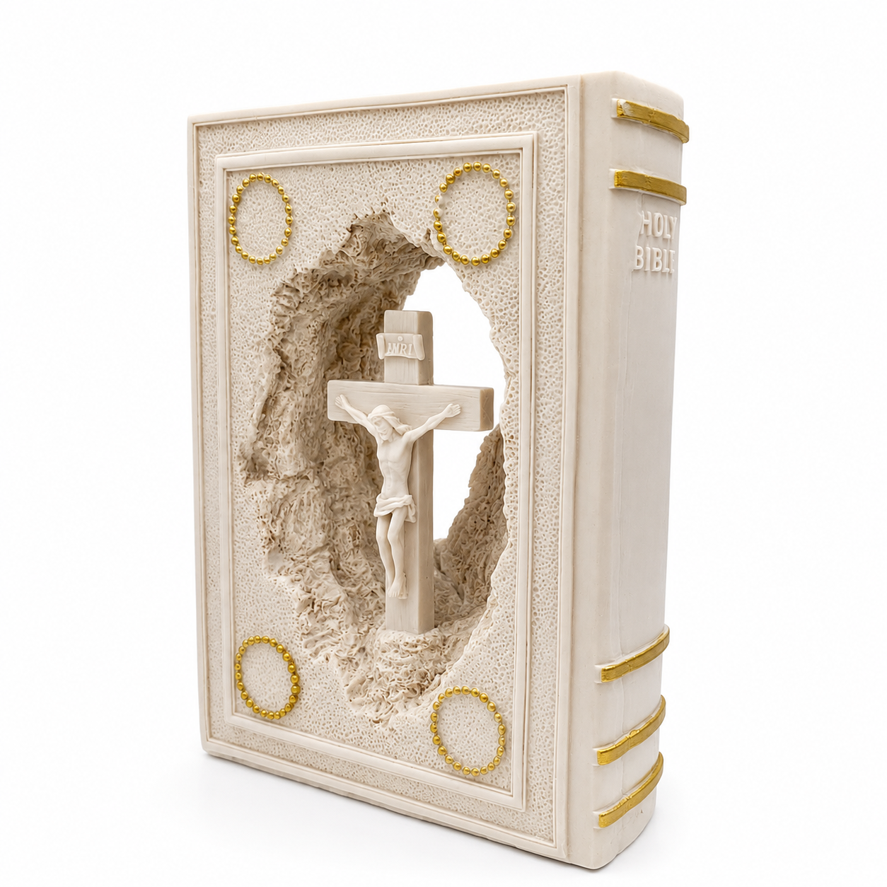 Holy Cross Religious Book Statue - Wholesale