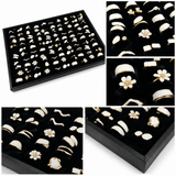 Mother of pearl ring set - Wholesale