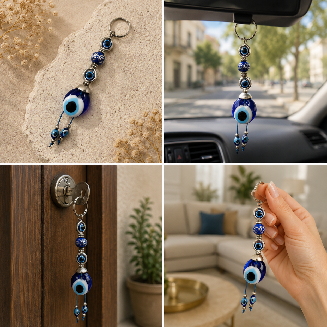Evil Eye Keyrings - Wholesale