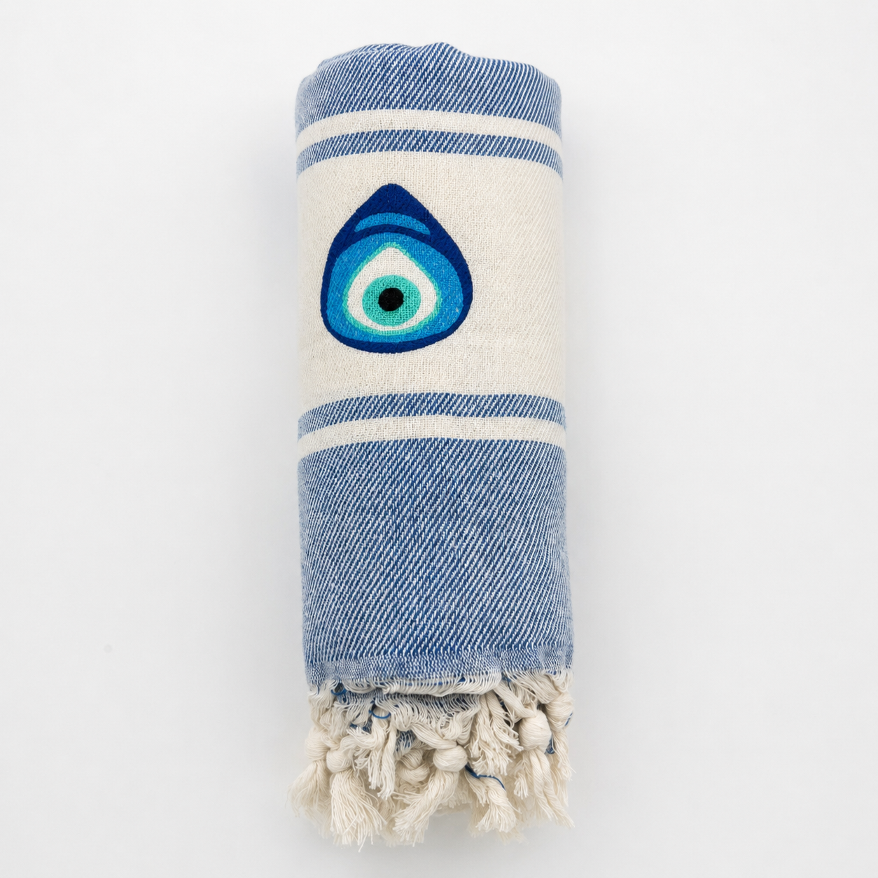Evil Eye Print Turkish Cotton Towel - Wholesale
