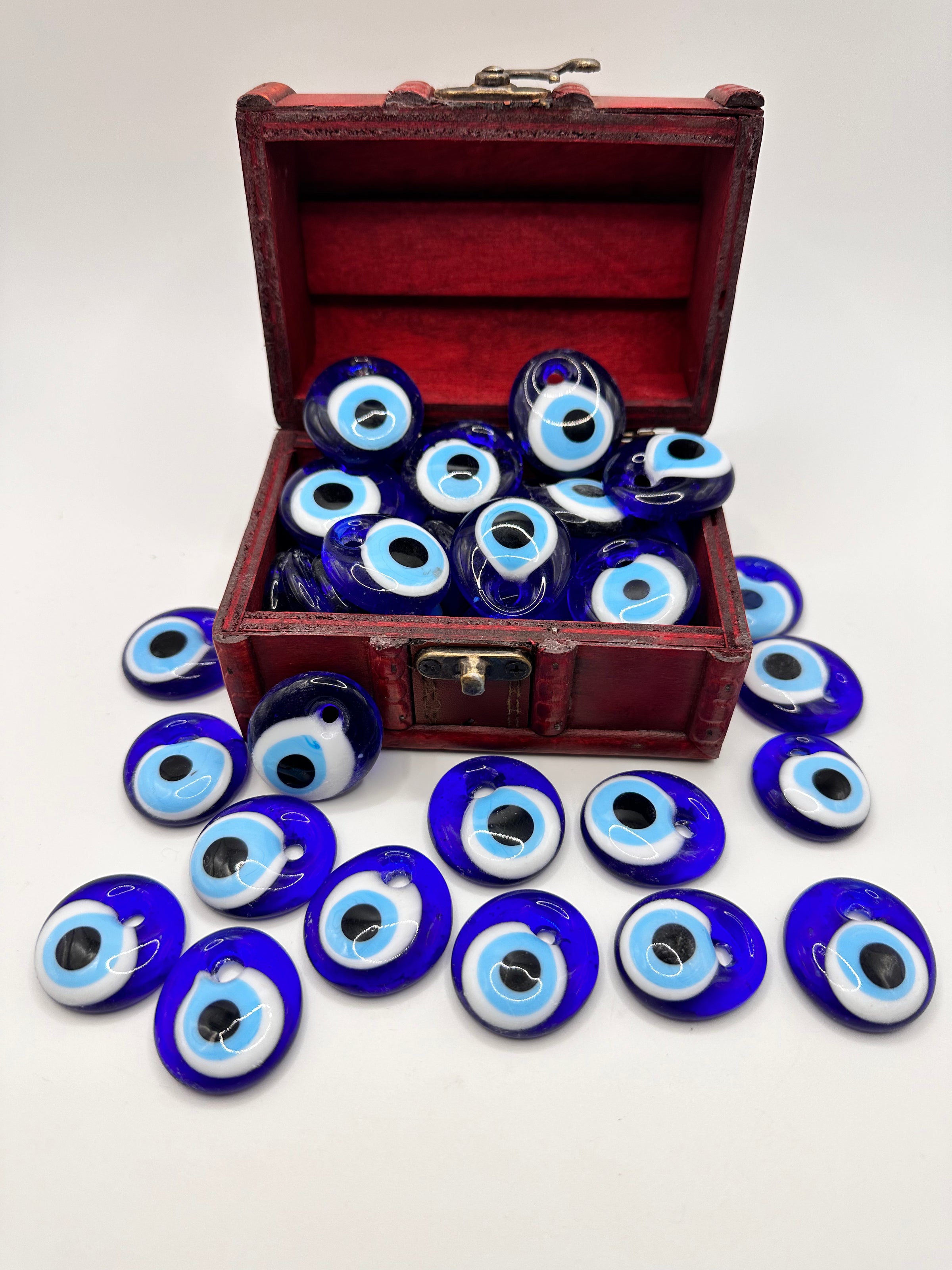 Evil Eye Beads Wholesale - 50 Pieces