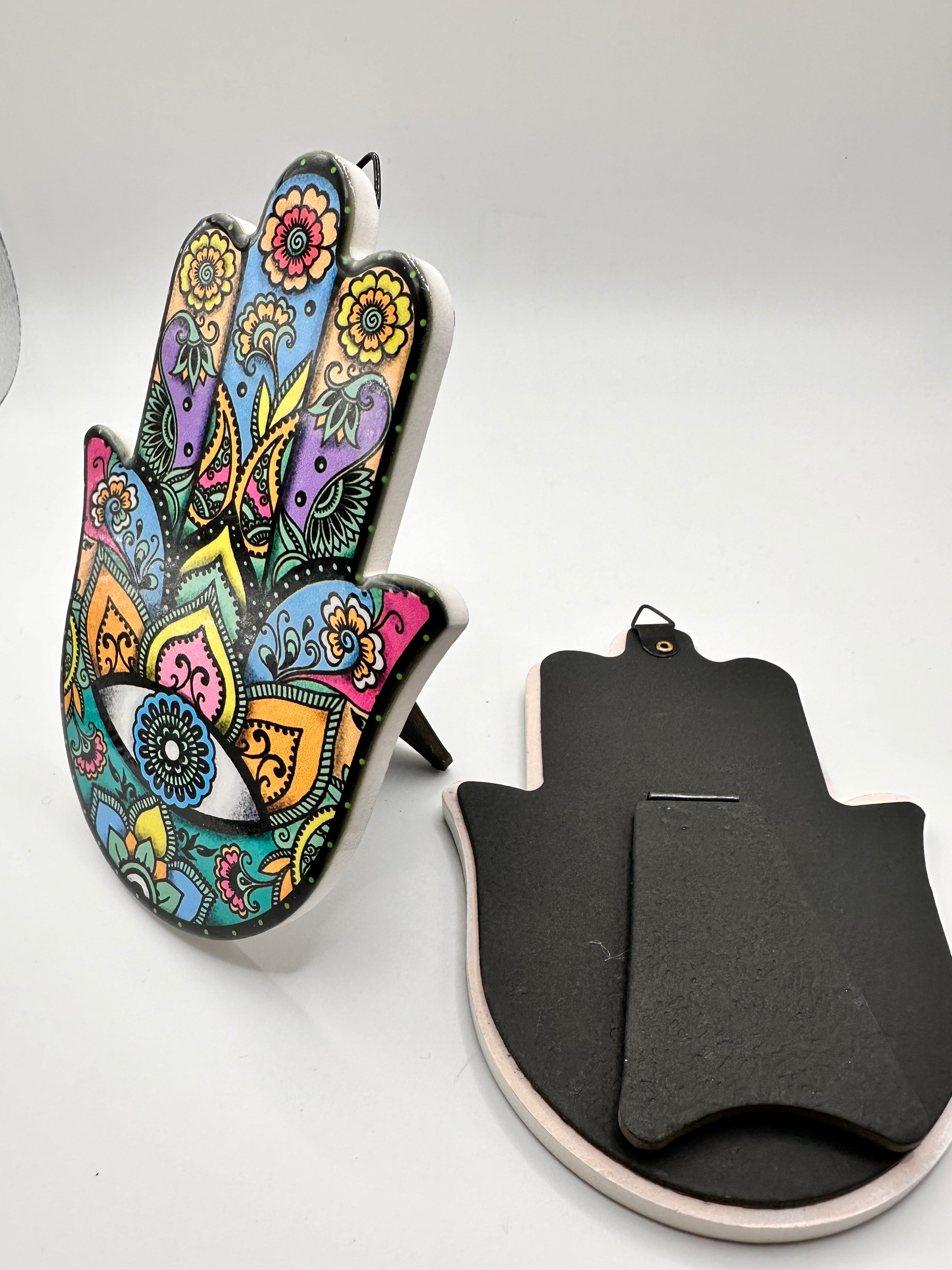 Hamsa Hand Stand Decor Mix Wholesale - 24 Pieces