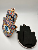 Hamsa Hand Stand Decor Mix Wholesale - 24 Pieces