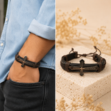 Christian Leather Bracelet