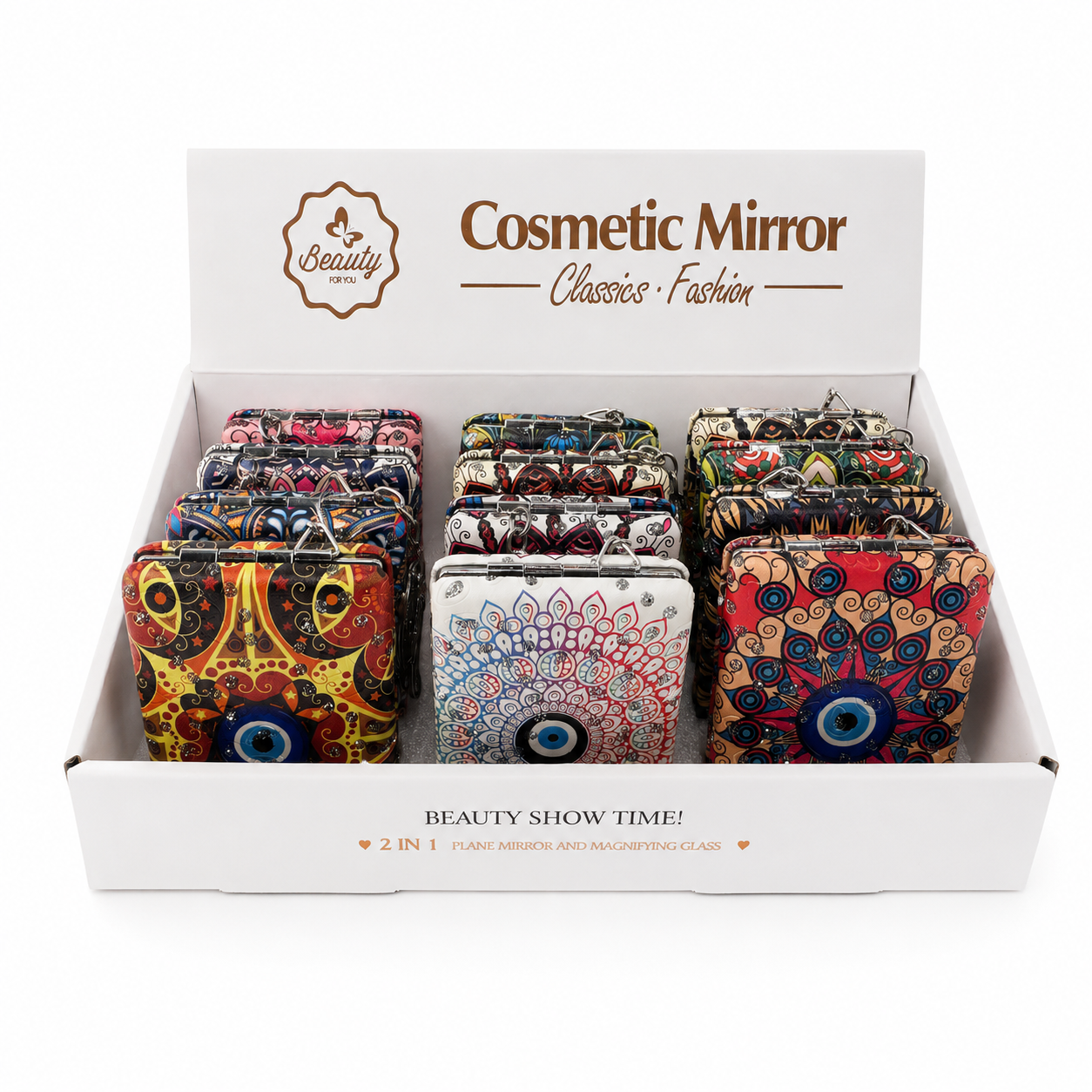 Square Cosmetic Mirror Set - Wholesale