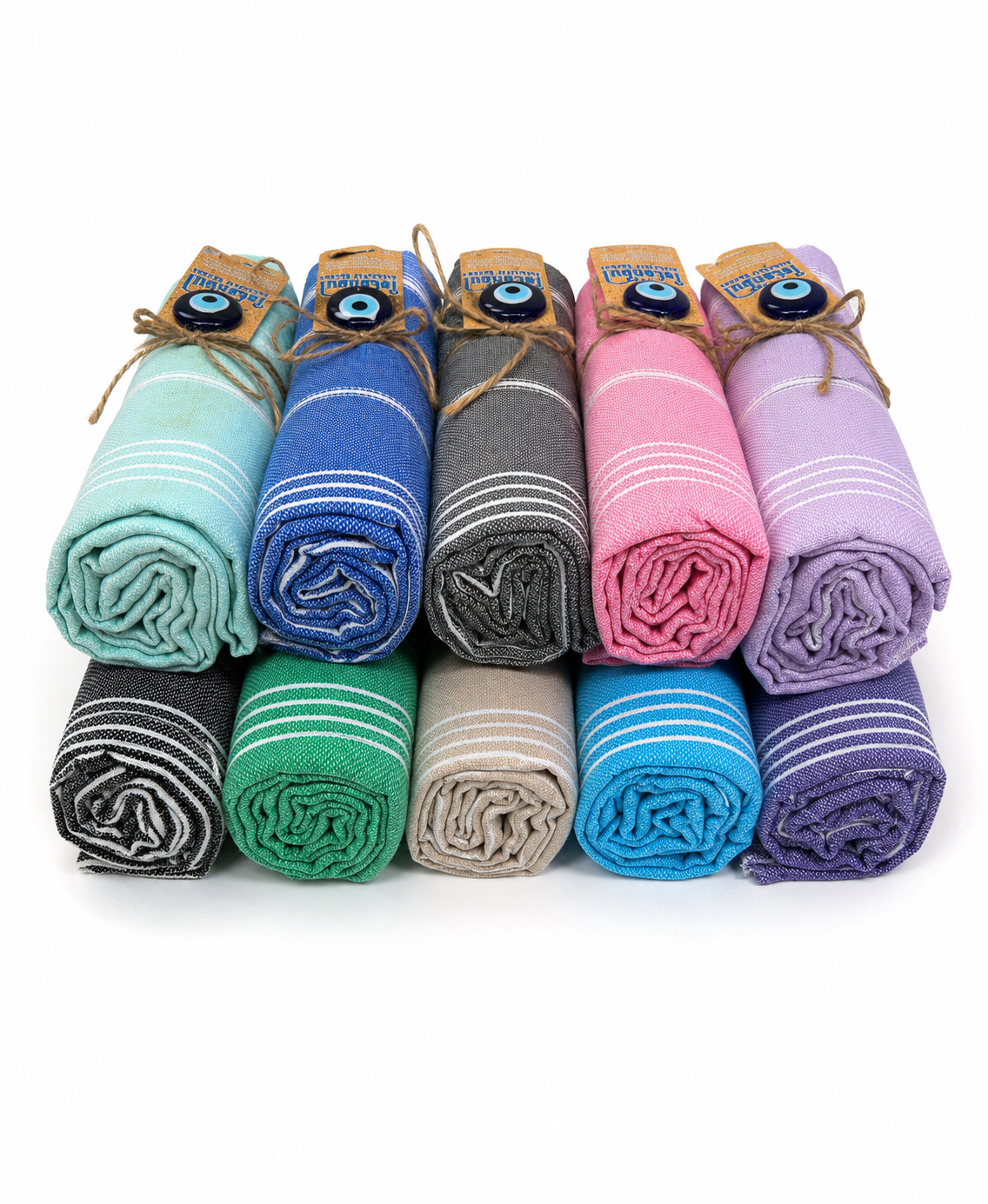 Sultan Turkish Cotton Towel Mix Box I 50 Pack