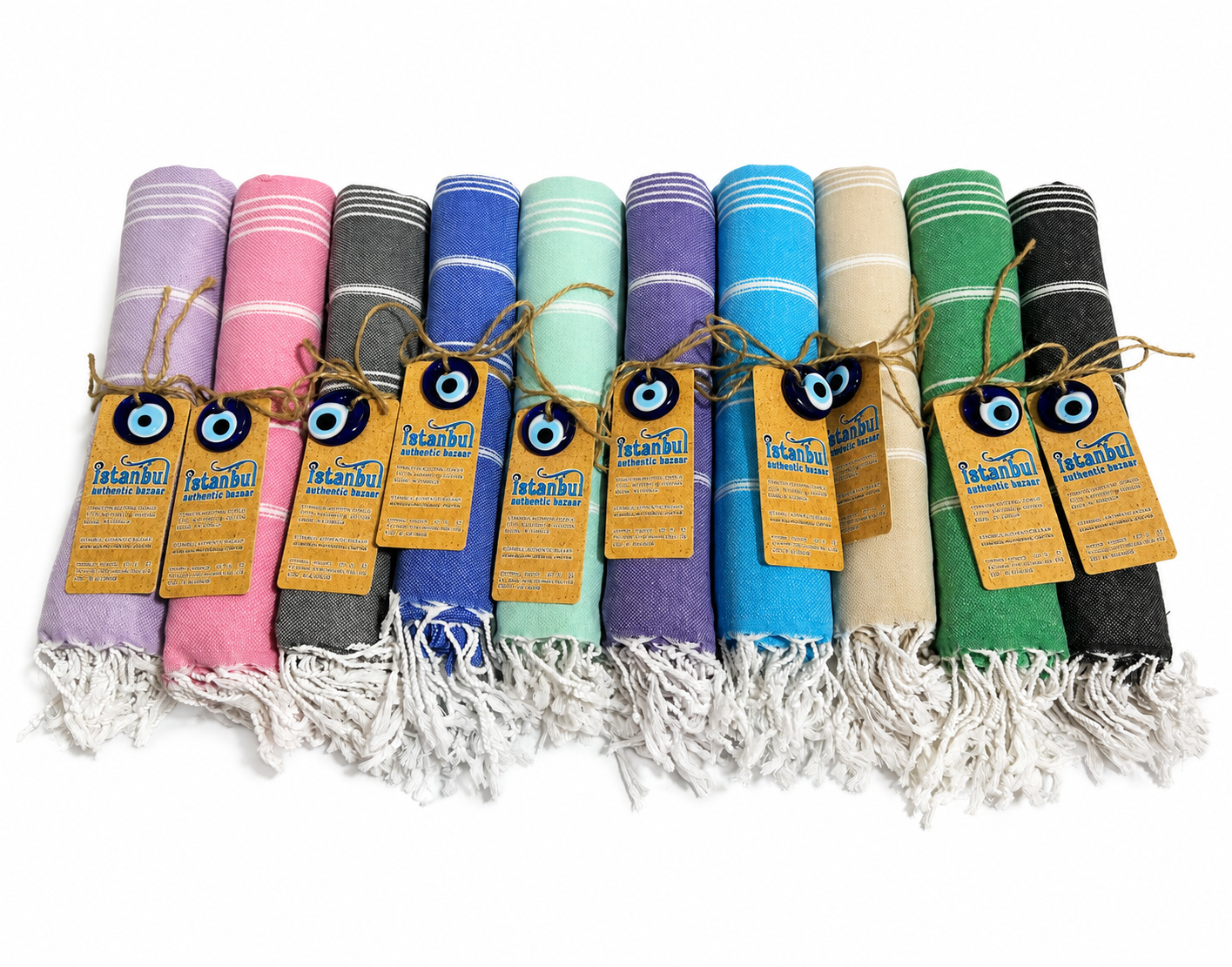 Sultan Turkish Cotton Towel Mix Box I 50 Pack