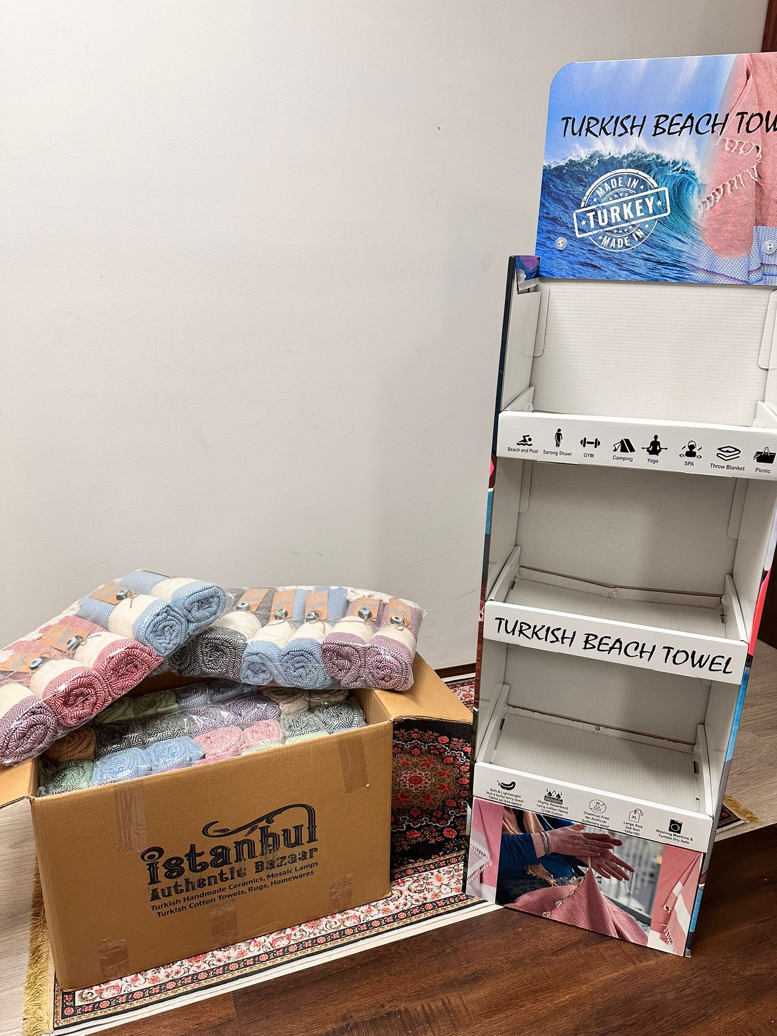 Diamond Turkish Towels Collection Mix Box