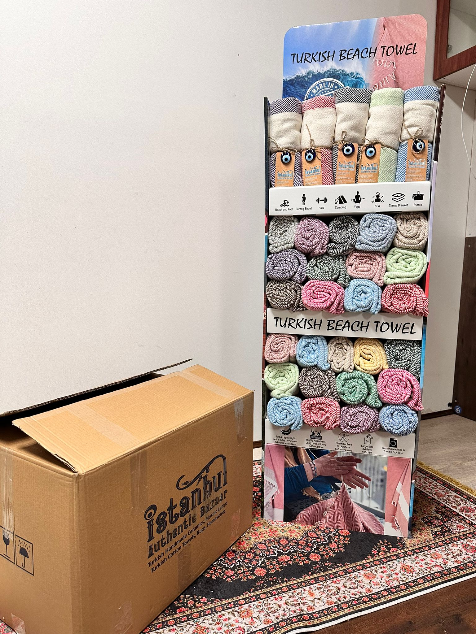 Diamond Turkish Towels Collection Mix Box