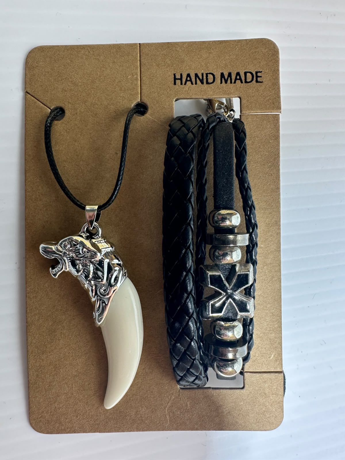 Men Necklace & Bracelet Set