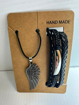 Men Necklace & Bracelet Set